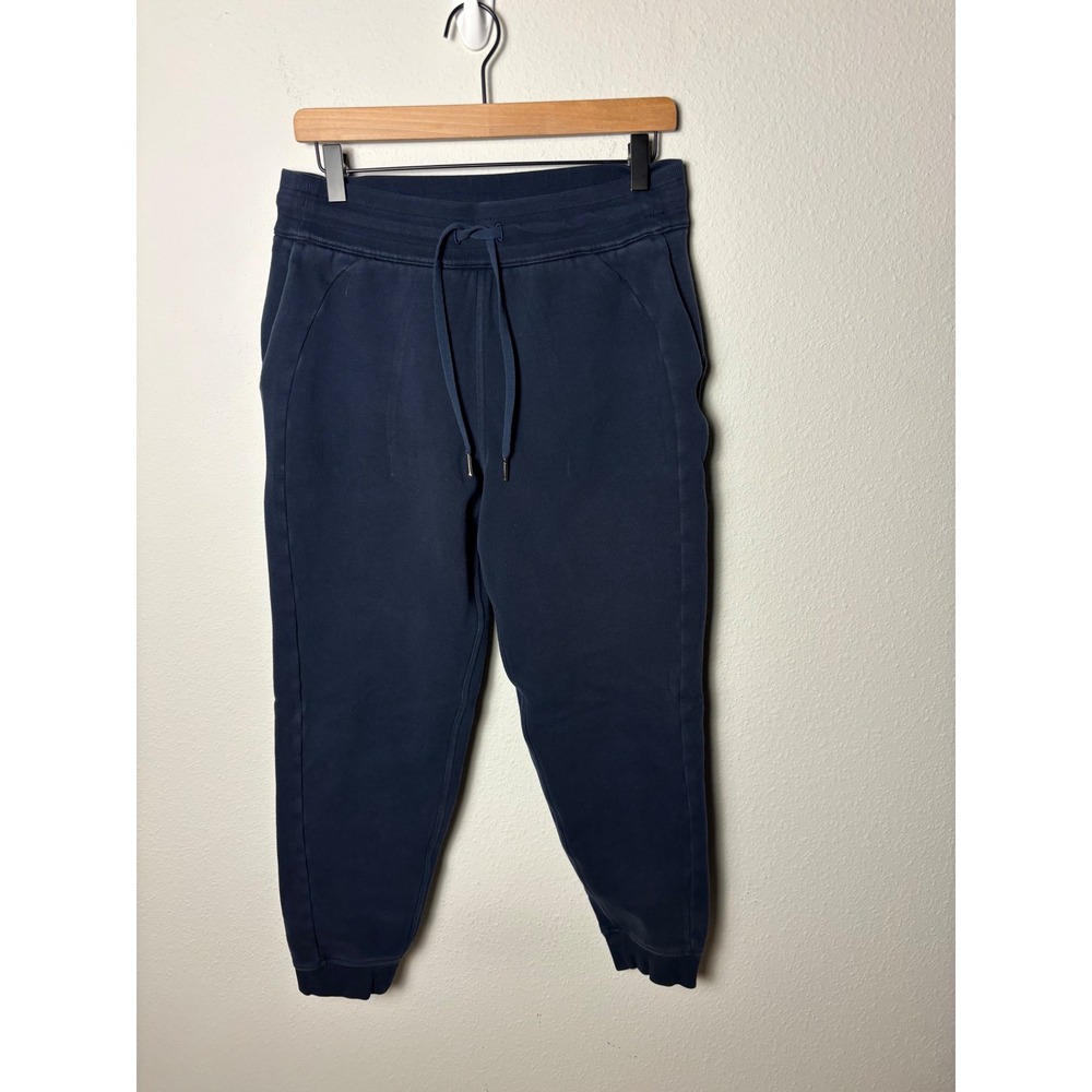 Lululemon Scuba High-Rise Jogger Fleece 28 True Navy Blue Size 8 LW5CVAS